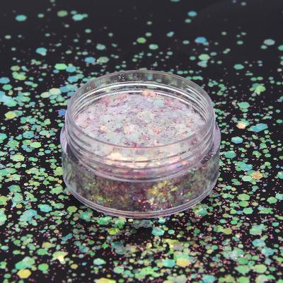 China Silver Loose Polyester PVC Glitter Chunky PET Blend Factory Sale for sale