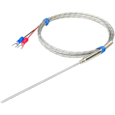 China Screw K J Type With 6m 8m 10m 15M Wire Cable Thermocouple Temperature Sensor For KV122 Industrial Temperature Controller for sale