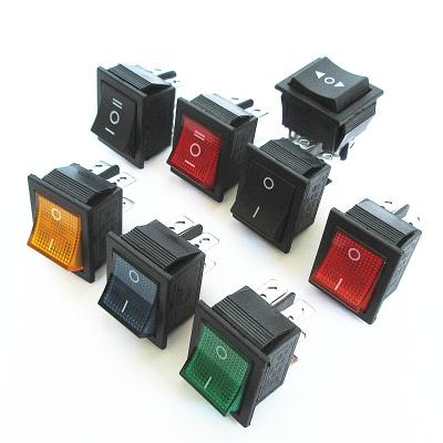 China 30A 3 Pin On-Off LED Illuminated Rocker Switch Waterproof Kcd1 RK1023 for sale