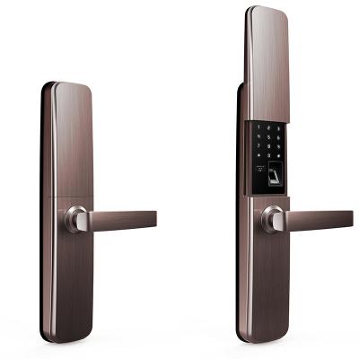 China 3G Digital Password Code Fingerprint Smart Door Lock with Smart RFID Card and WiFi Apps Tuya Smart Ttlock Remote Control for sale