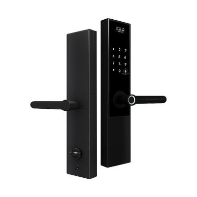 China Fashion 3G Smart Locks WiFi Tuya Door Lock Anti-peep Code Fingerprint Electronic Lock for sale