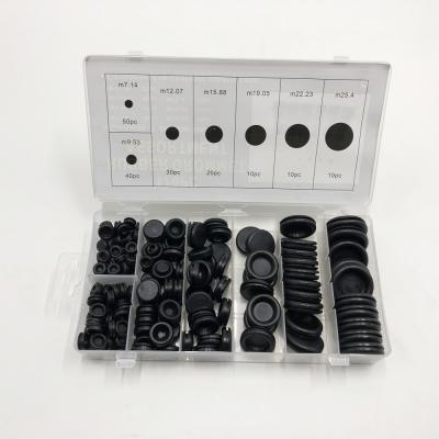 China Customized Size Black Rubber Grommet Kit with Excellent Chemical and Physical Property for sale