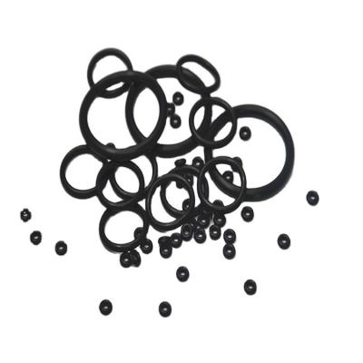 China Black Silicone Rubber O-Rings for Car Micro Silicone Seals As Per Drawing Dimensions for sale