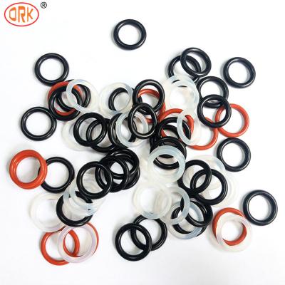 China Rohs Compliant Plastic Pipe Rubber Seal Colorful Silicone O Ring Epdm Material FKM NBR for sale