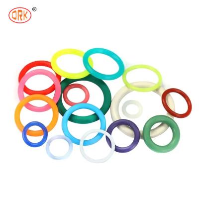 China Silicone Elastomer Semiconductor Seals Electrical Insulation Colored Silicone O Rings Seal for sale