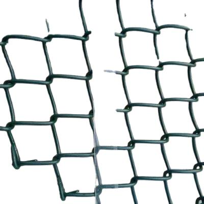 China Easily Assembled Galvanized PVC Coated Diamond Mesh Wire Chain Link Fence Roll for sale