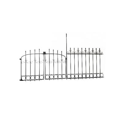 China Yard Factory Price Powder Coated Curved Welded Wire Mesh Fence And Decorative Yard Fence for sale