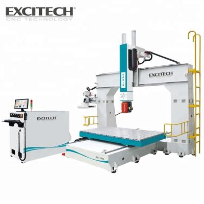 China Wooden Machinery Repair Shops 5 Axis Door CNC Carving Machining Router For Mold Sign Making for sale