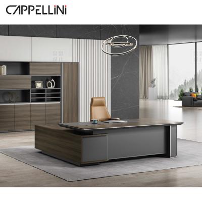 China CEO Boss Director Executive MDF Convertible Desk For Wood Office Furniture for sale