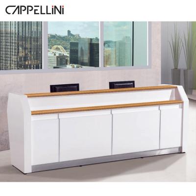 China (Other) Fashion Design Reception Desk High-quality Company Front Office Counter Table Desk Adjustable Reception Bar Counter for sale