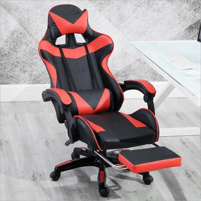 China Cheap Luxury Ergonomic High Quality Convertible Silla Gamer PU Leather Racing PC Computer Desk Chair Swivel Home Gaming Chair for sale