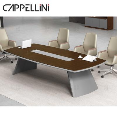 China Office 8 Person Adjustable Chair Manager Conference Table Large Meeting Office Meeting Table for sale