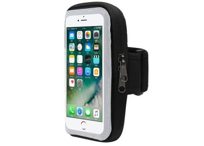 China 5.5 Inch Running Accessories Phone Holder Tear Proof With PVC Clear Window for sale