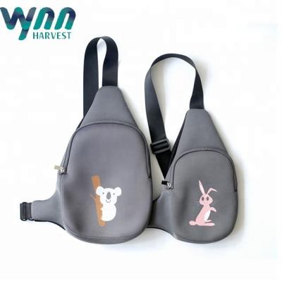 China Grey Fanny 8 Inch Sport Waist Pouch Waterproof Softback Type Polyester Lining for sale