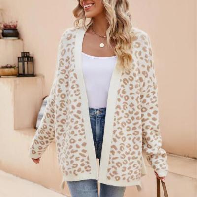 China Anti-Wrinkle Women Plus Size Cardigans Printed Asymmetrical Edge Open Front Cardigan for sale