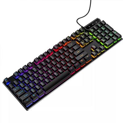 China Hot Sale Led Wire Gaming Backlit Cable Keyboards RGB Mechanical Backlist Keyboard Gaming Keyboards for sale