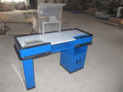 China Stainless Steel Standard Checkout Counter , Supermarket Check Out Counter for sale