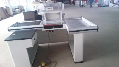 China Open Type Retail Checkout Counters , Durable Cash Counter Table for sale