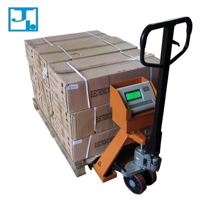 China Hot Sale 3 Ton Weigh Pallet Jack Scale Truck 1-10T for sale