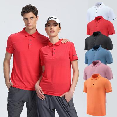 China topd Training Running Anti-Wrinkle Workout Men's and Women's Polo Shirt Sports Quick-Dry Fitness Sportswear Short Sleeved Unisex for sale