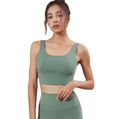 China New Fitness Breathable Sports Bra Yoga Vest Sports Underwear Shockproof Running Yoga Clothes For Women Gym Sports Tops Breathable for sale