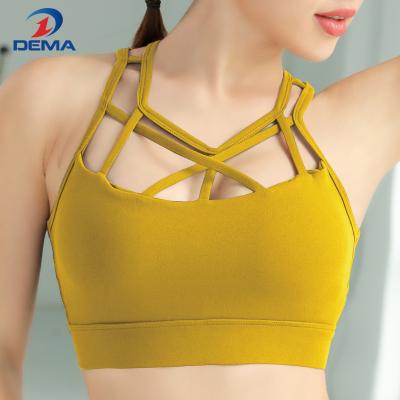 China Wholesales Breathable Gym Clothing Women Plus Size Yoga Bra Sports Bra for sale