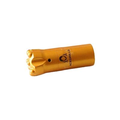 China Hard Rock Drilling 43mmR32 Mining Drill Bit With Spherical Carbide Button for sale