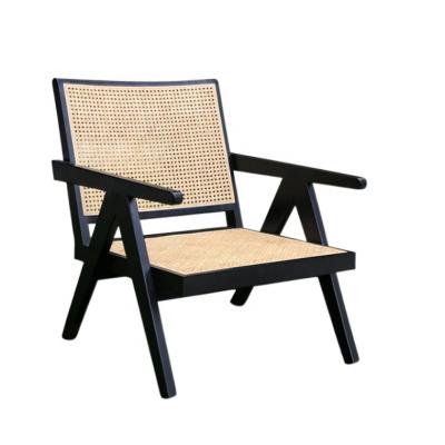 China Popular (Height) Writing Living Room Design Rattan Adjustable Chair Solid Wood Rattan Chair for sale