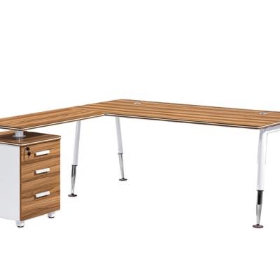 China Cheap Price Durable (Height) Office Desk Table Adjustable With Three Drawer for sale