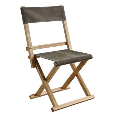 China Contemporary Lightweight Outdoor Furniture Camping Chair Fishing Wood Folding Chairs for sale