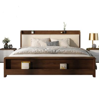 China Practical modern simplicity practical wooden bed combined with the desk for sale