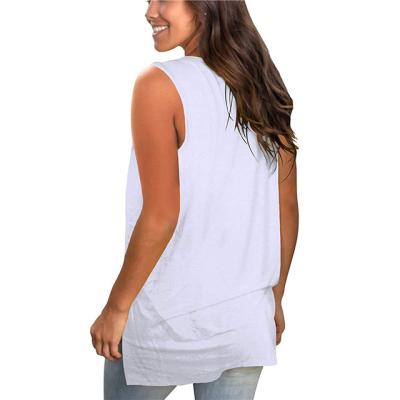 China QUICK DRY Premium Cotton Pocket Design Tops Workout Vest Womens for sale