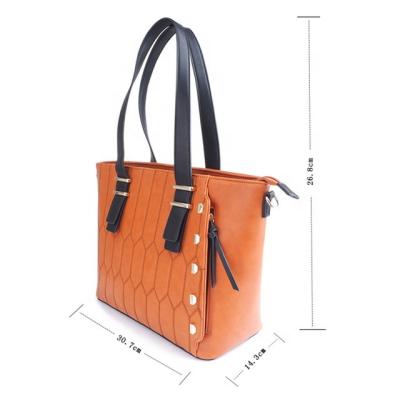 China Practical Wholesale Genuine Leather Leather Handbags Women Tote Lady Bags Bags for sale