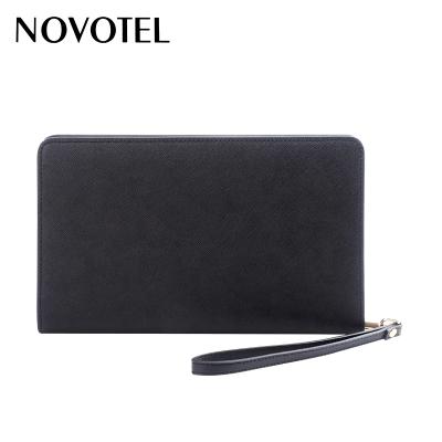 China Factory Wholesale Handmade Genuine Leather Card Holder Clutch Bags For Men for sale