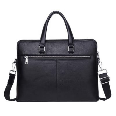 China Waterproof Daily Big Thumb Business Leather Laptop Bag Notebook Shoulder Handbag For Men for sale