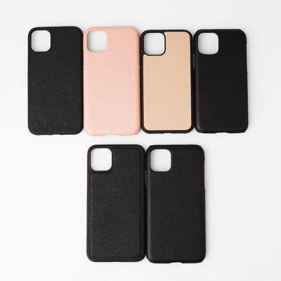 China For iphone 11/11PRO/11PRO MAC Fully Covered Black Case Customized Luxury Leather Case For iPhone 11 for sale