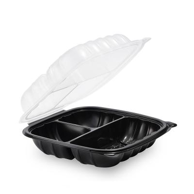 China Blister Restaurant Microwavable Food Take Out Eco Friendly Disposable Food Containers With Lids for sale