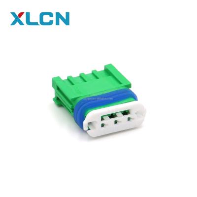 China Green Housing 3pin Female Automotive Automotive Waterproof Connector DJ7034A-1.5-21 for sale