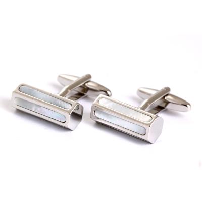 China High Quality ALLOY Pearl Cufflinks For Shirt Broom Cufflink For Christmas Gift for sale