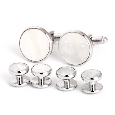 China Set Studs Tuxedo Shirt Cufflinks High Quality Mens Cufflinks Sets Studs Tuxedo Shirt Cufflinks for sale