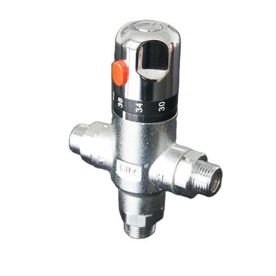 China Commercial Kitchen 3/4 Inch 3 Way Thermostatic Mixing Valve for sale