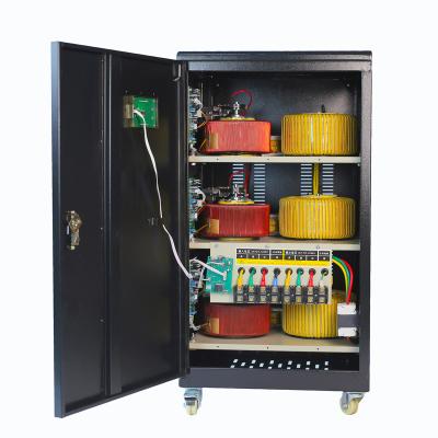 China Cheap SVC Three Phase AC Automatic Voltage Regulator Stabilizer Over Under Voltage Protector 10kva for sale