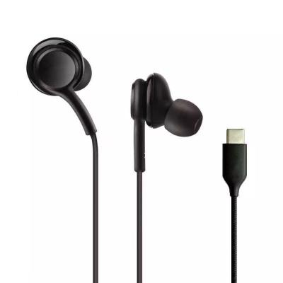 China Luxury Hot Selling Type C Earphones In-Ear With Mic Wired Headset Type C Earphone For Samsung Note 10 for sale