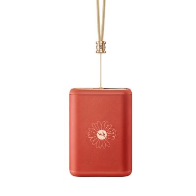 China Support 10000mAh Fast Charging Hand Warmer Portable USB Mini Hand Warmer Phone Power Bank for sale