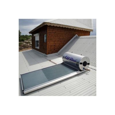 China 150L 200L 240L 300L Solar Collector Water Heater with Flat-plate Collector Components for sale