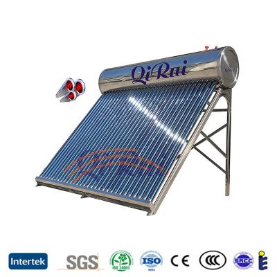 China 50L-500L Unpressurized Vacuum Tube All Stainless Steel Solar Hot Water Heater for sale