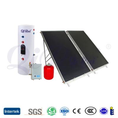 China 150L 200L 240L 300L Roof Mounted Solar Water Heater with Solar Collector 2000*1000*80mm for sale