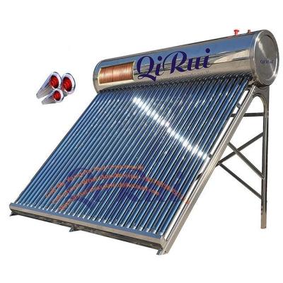 China 150L 200L 300L melhor sistema de aquecimento de água quente solar a pressão para pedido personalizado à venda