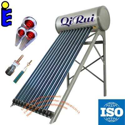 China Active Circulation Type Heat Pipe Solar Energy Water Heater with Solar Keymark En12976 for sale