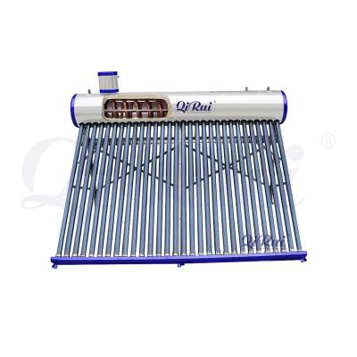 China 150L 200L 240L 250L 300L Aluminuim Outer Tank Copper Coil Solar Water Heater for Rooftop for sale